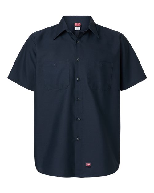 Red Kap Men's Mimix™ Short Sleeve Work Shirt - SX20 - EMBROIDERED