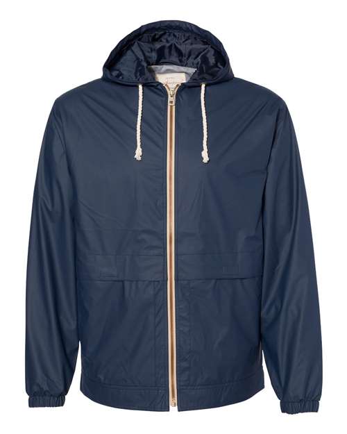 Weatherproof Unisex Vintage Hooded Rain Jacket - 193910 - EMBROIDERED