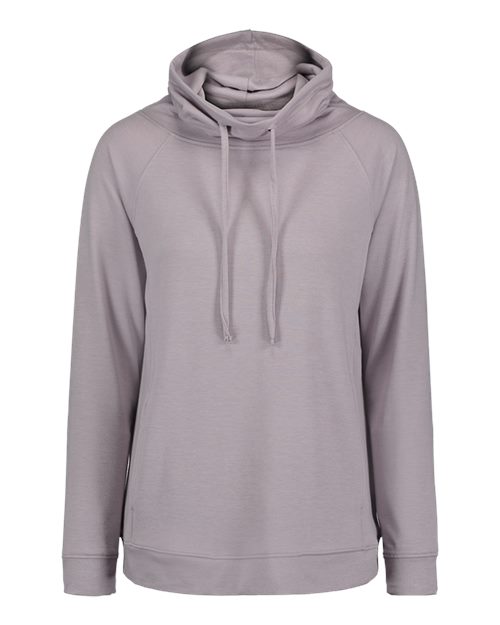 Weatherproof Women’s HeatLast™ Fleece Faux Cashmere Funnel Neck Sweatshirt - W18706 - EMBROIDERED