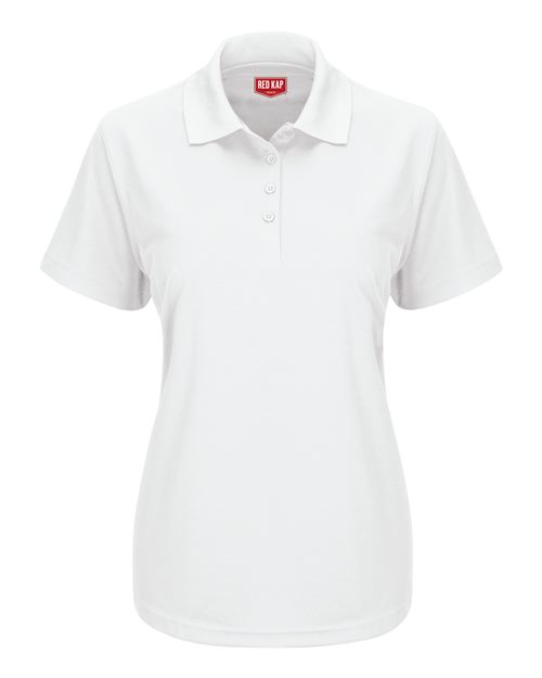 Red Kap Women's Performance Knit Pocketless Core Polo - SK97 - EMBROIDERED