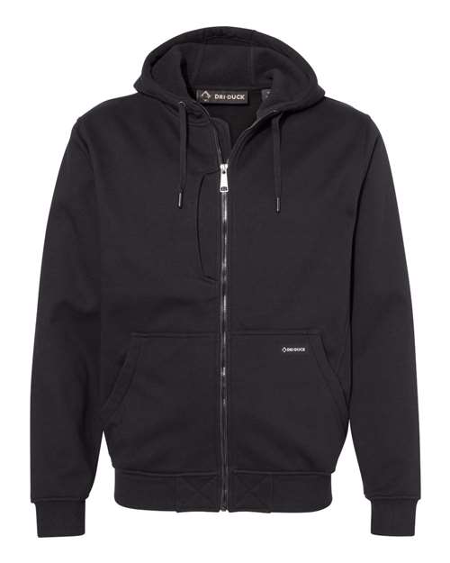 DRI DUCK Men's Bateman Bonded Power Fleece 2.0 Full-Zip Jacket - 7040 - EMBROIDERED