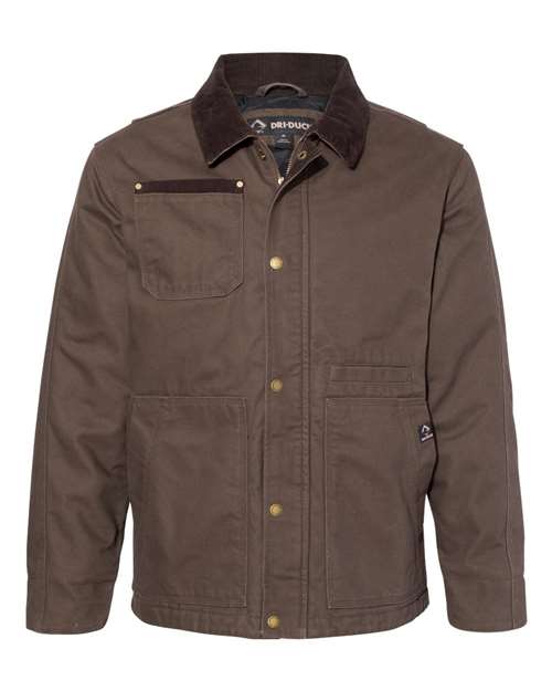 DRI DUCK Men's Rambler Boulder Cloth Jacket - 5091 - EMBROIDERED