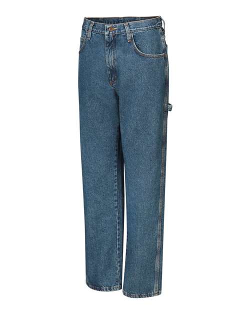 Red Kap Men's Loose Fit Dungaree - PD80 - EMBROIDERED