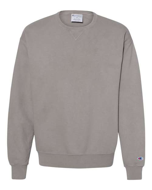 Champion. Unisex Garment-Dyed Crewneck Sweatshirt. CD400
