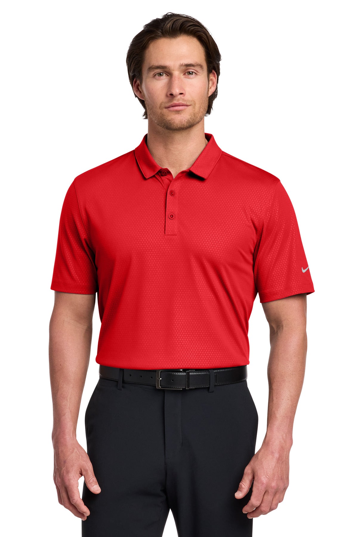 Nike Dri-FIT Embossed Tri-Blade Polo. 838964 - EMBROIDERED