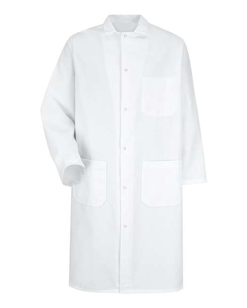 Red Kap Unisex Gripper - Front Butcher Frock - Interior Chest Pocket - 4004 - EMBROIDERED