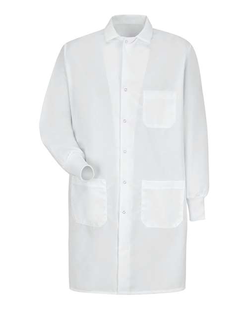 Red Kap Unisex Specialized Cuffed Lab Coat - KP72 - EMBROIDERED