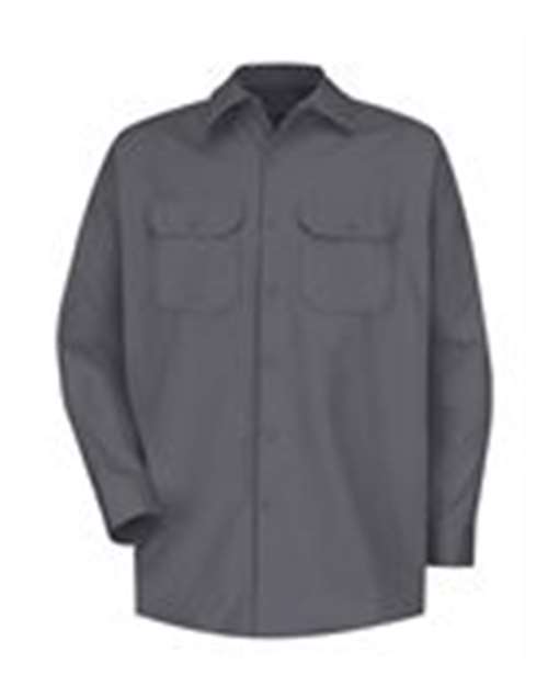 Red Kap Men's Tall Deluxe Heavyweight Cotton Shirt - SC70T - EMBROIDERED