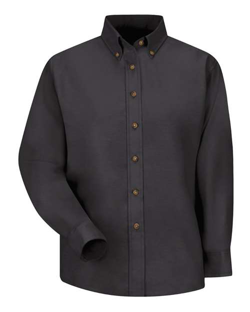 Red Kap Women's Poplin Dress Shirt - SP91 - EMBROIDERED