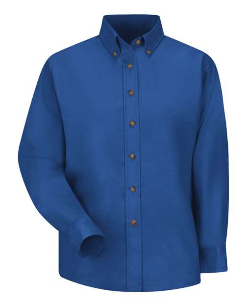 Red Kap Women's Poplin Dress Shirt - SP91 - EMBROIDERED