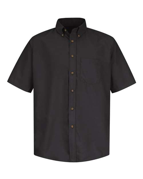 Red Kap Men's Tall Poplin Short Sleeve Dress Shirt - SP80T - EMBROIDERED