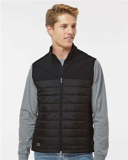 DRI DUCK Men's Summit Soft Shell Puffer Vest - 5318 - EMBROIDERED