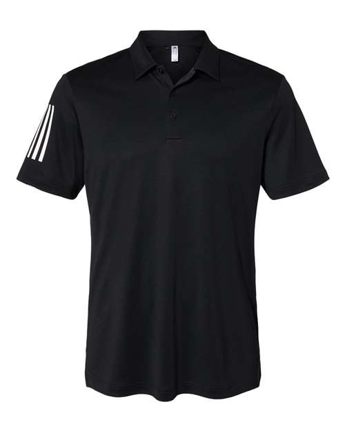 Adidas Men's Floating 3-Stripes Polo - A480 - EMBROIDERED