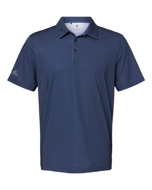 Adidas Men's Ultimate365 Diamond Dot Print Polo - A498 - EMBROIDERED
