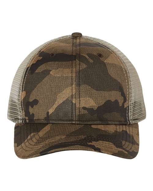 DRI DUCK Covert Trucker Cap - 3466 - EMBROIDERED