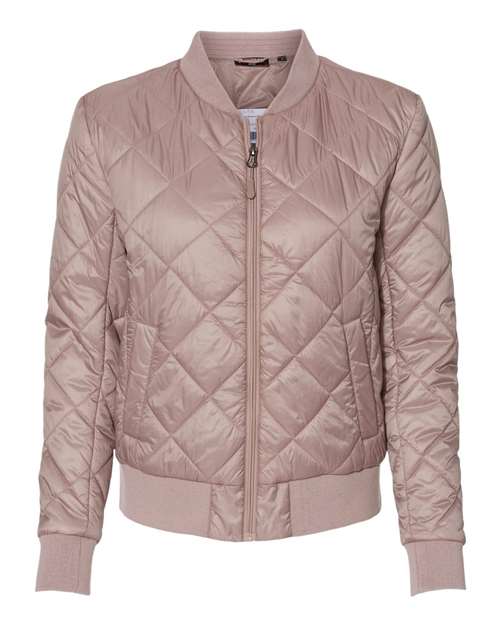 Weatherproof Women's HeatLast™ Quilted Packable Bomber - W21752 - EMBROIDERED