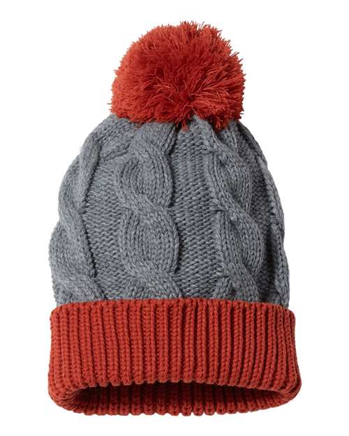 Richardson Chunk Twist Cuffed Beanie - 141R - EMBROIDERED