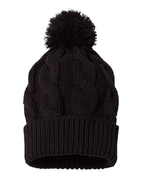 Richardson Chunk Twist Cuffed Beanie - 141R - EMBROIDERED