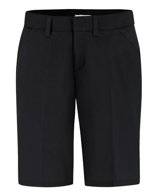 Dickies Women's Flat Front Shorts - FR22 - EMBROIDERED