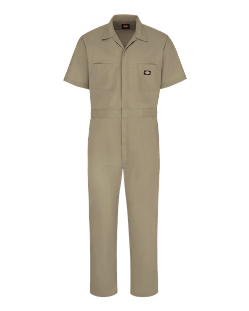 Dickies Men's Tall Short Sleeve Coverall - 3339T - EMBROIDERED