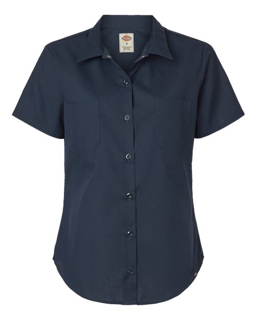 Dickies Women's Industrial Short Sleeve Work Shirt - 5350 - EMBROIDERED