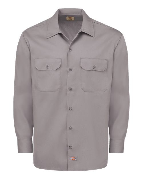 Dickies Men's Long Sleeve Work Shirt - 5574 - EMBROIDERED