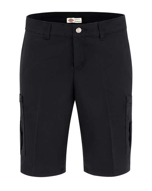 Dickies Women's Industrial Cotton Cargo Shorts - FR33 - EMBROIDERED