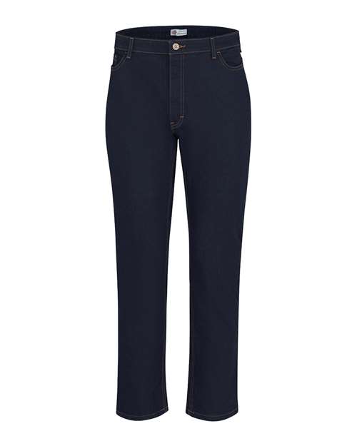 Dickies Women's Industrial 31" Inseam 5-Pocket Flex Jeans - FW20 - EMBROIDERED