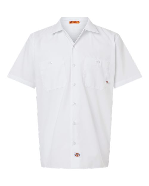 Dickies Men's Industrial Short Sleeve Work Shirt - S535 - EMBROIDERED