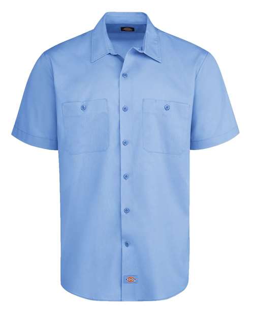 Dickies Men's Industrial Worktech Ventilated Short Sleeve Work Shirt - LS51 - EMBROIDERED