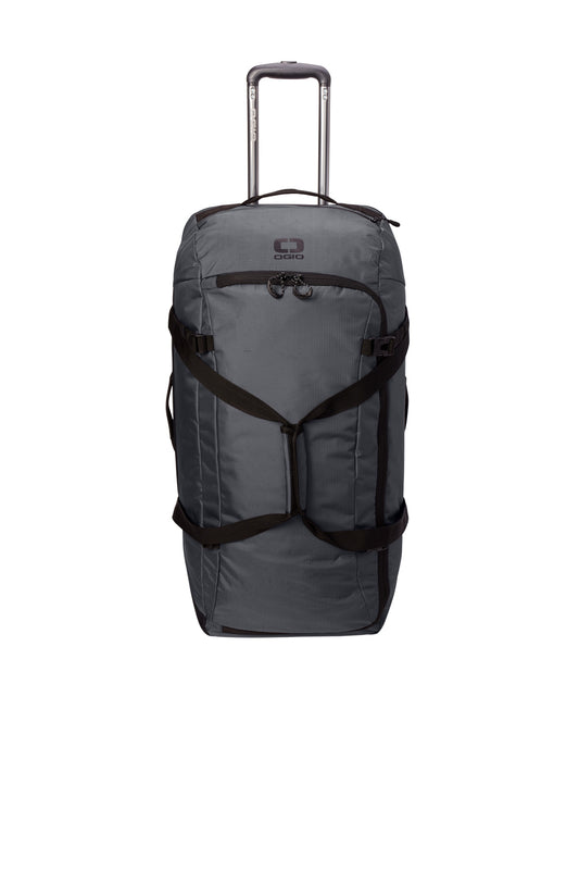 OGIO Passage Wheeled Checked Duffel 98003 - EMBROIDERED
