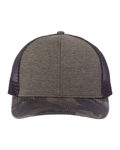DRI DUCK Pique Trucker Cap - 3358 - EMBROIDERED