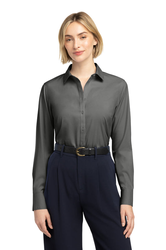 Brooks Brothers Women's Wrinkle-Free Stretch Pinpoint Shirt BB18001 - EMBROIDERED