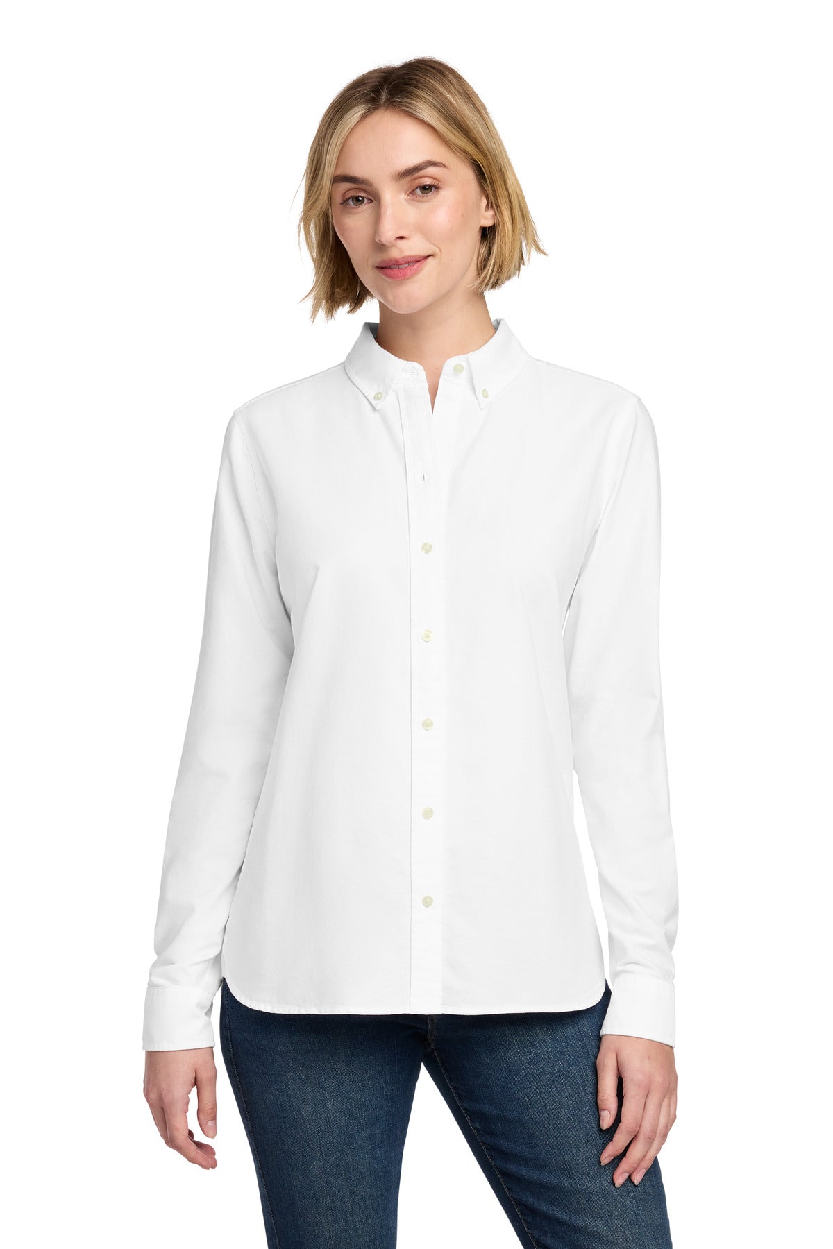Brooks Brothers Women's Casual Oxford Cloth Shirt BB18005 - EMBROIDERED