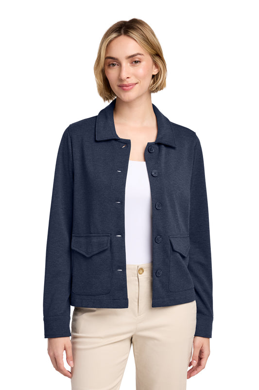 Brooks Brothers Women's Mid-Layer Stretch Button Jacket BB18205 - EMBROIDERED