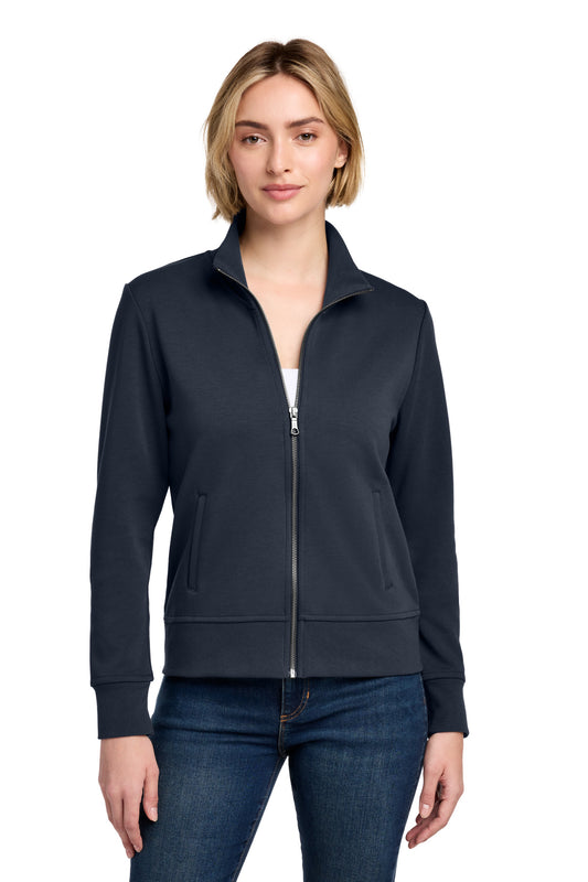 Brooks Brothers Women's Double-Knit Full-Zip BB18211 - EMBROIDERED