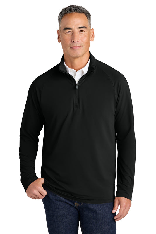 Brooks Brothers Luxe Performance 1/4-Zip BB18214 - EMBROIDERED