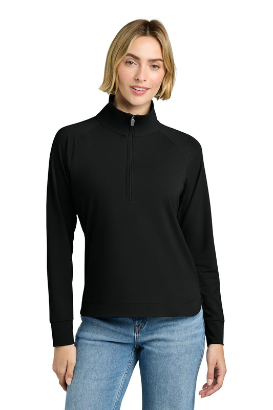 Brooks Brothers Women's Luxe Performance 1/4-Zip BB18215 - EMBROIDERED