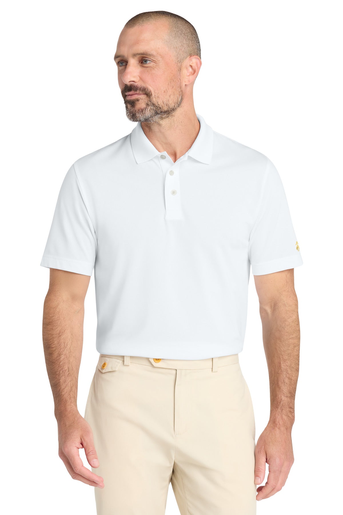 Brooks Brothers Mesh Pique Performance Polo BB18220 - EMBROIDERED