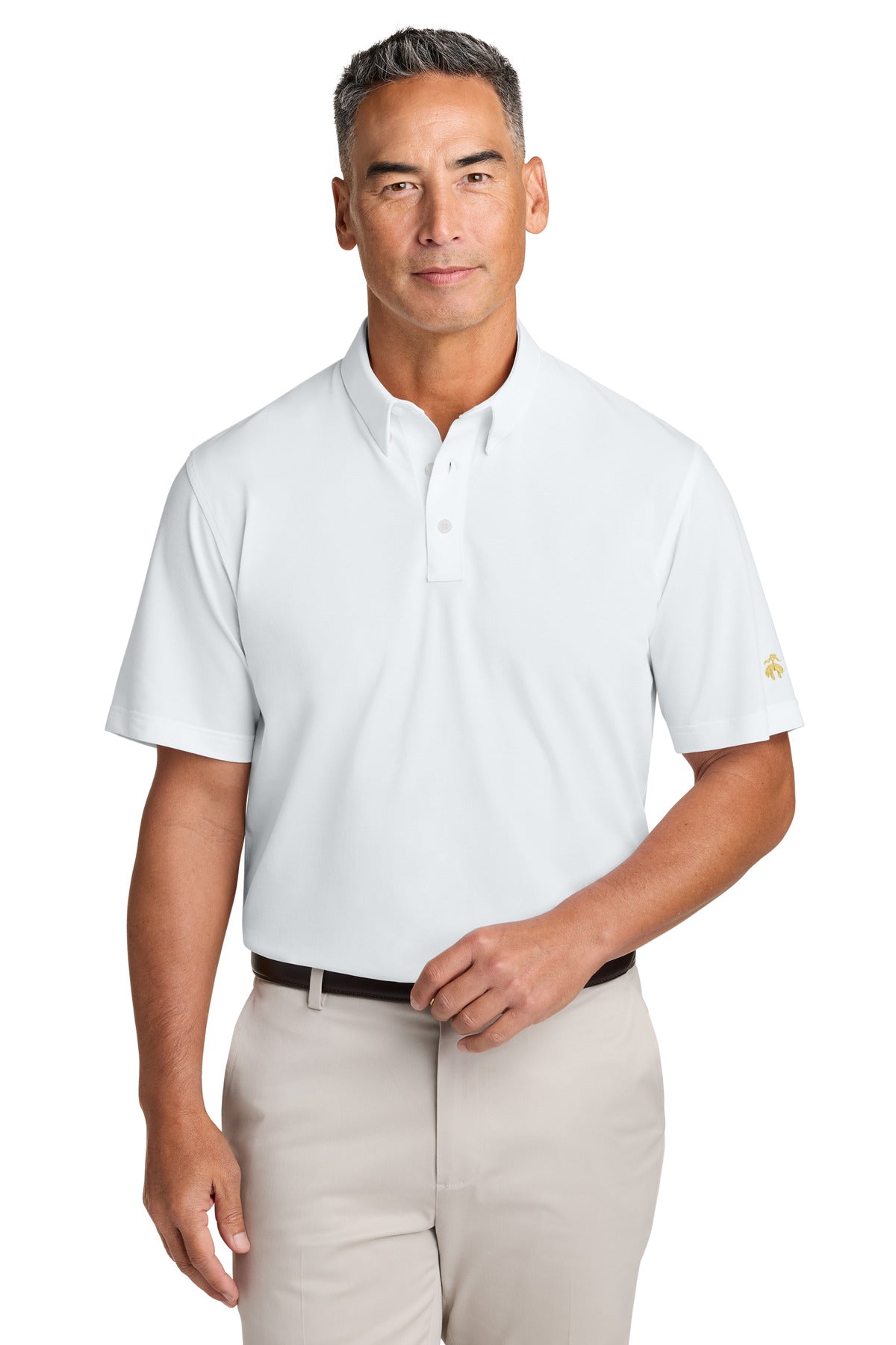 Brooks Brothers Pinpoint Pique Dress Polo BB18222 - EMBROIDERED