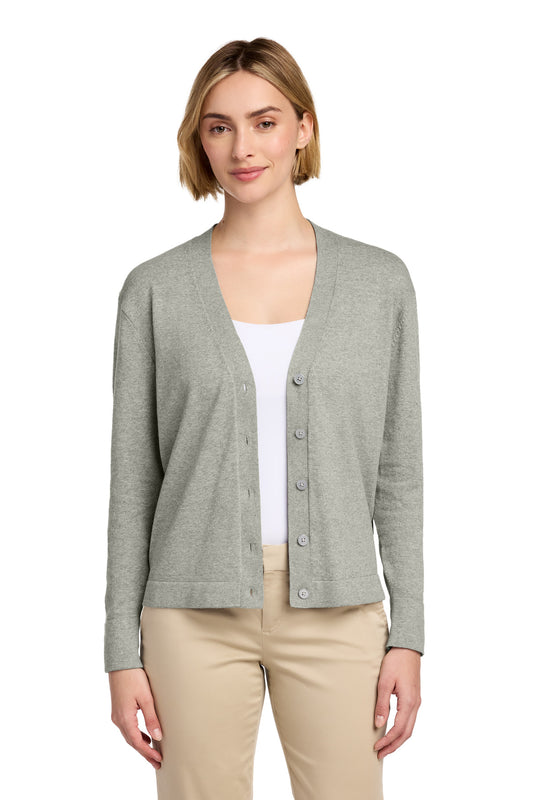 Brooks Brothers Women's Cotton Stretch Cardigan Sweater BB18405 - EMBROIDERED