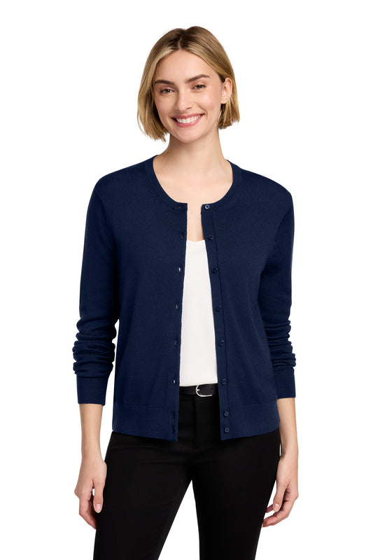 Brooks Brothers Women's Washable Merino Cardigan Sweater BB18413 - EMBROIDERED