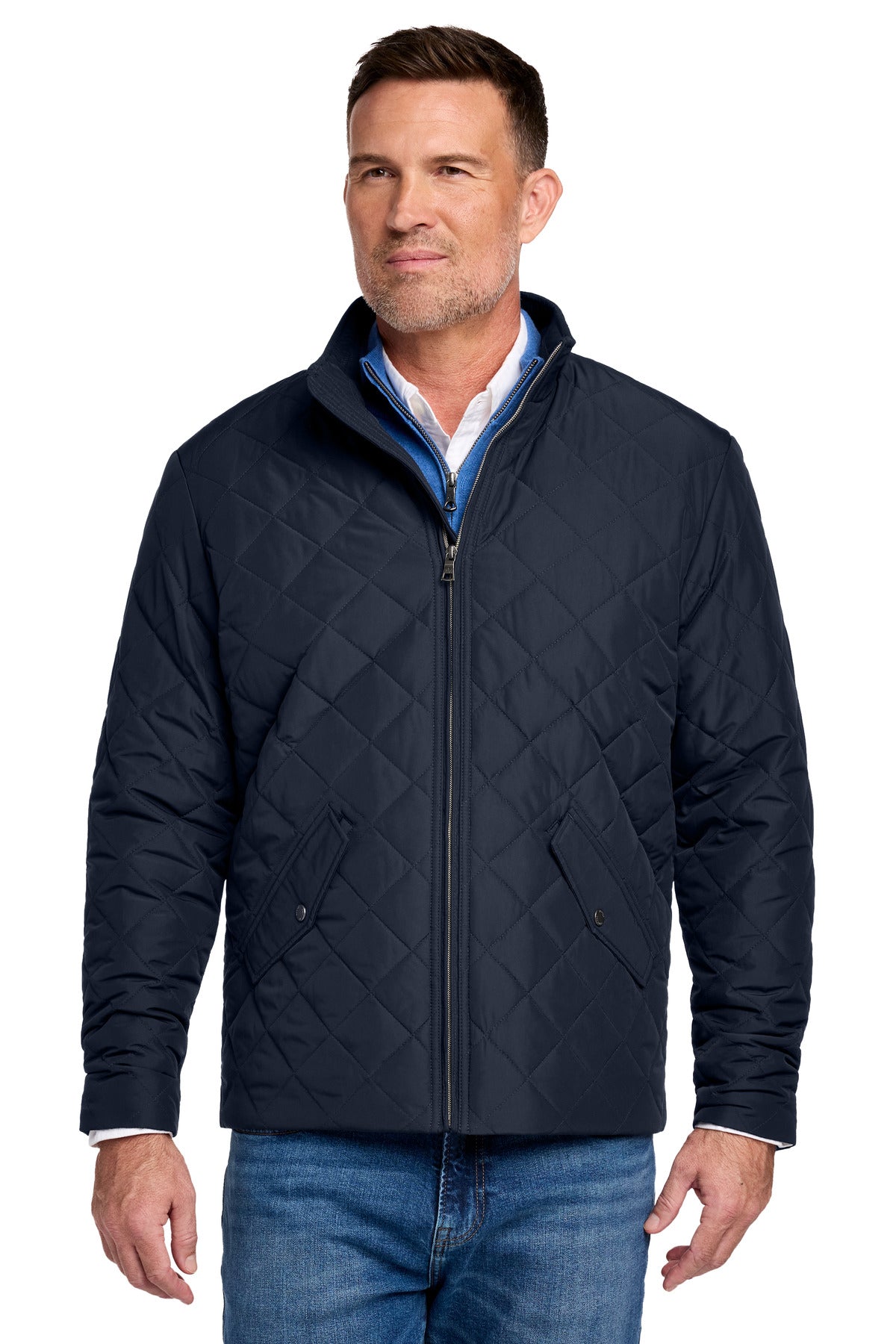 Brooks Brothers Quilted Jacket BB18600 - EMBROIDERED