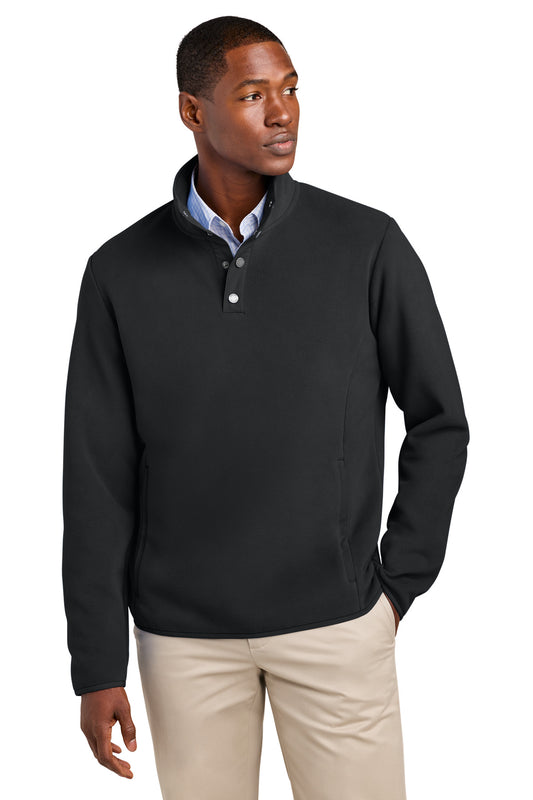 Brooks Brothers Fleece 1/4-Snap Neck BB18612 - EMBROIDERED