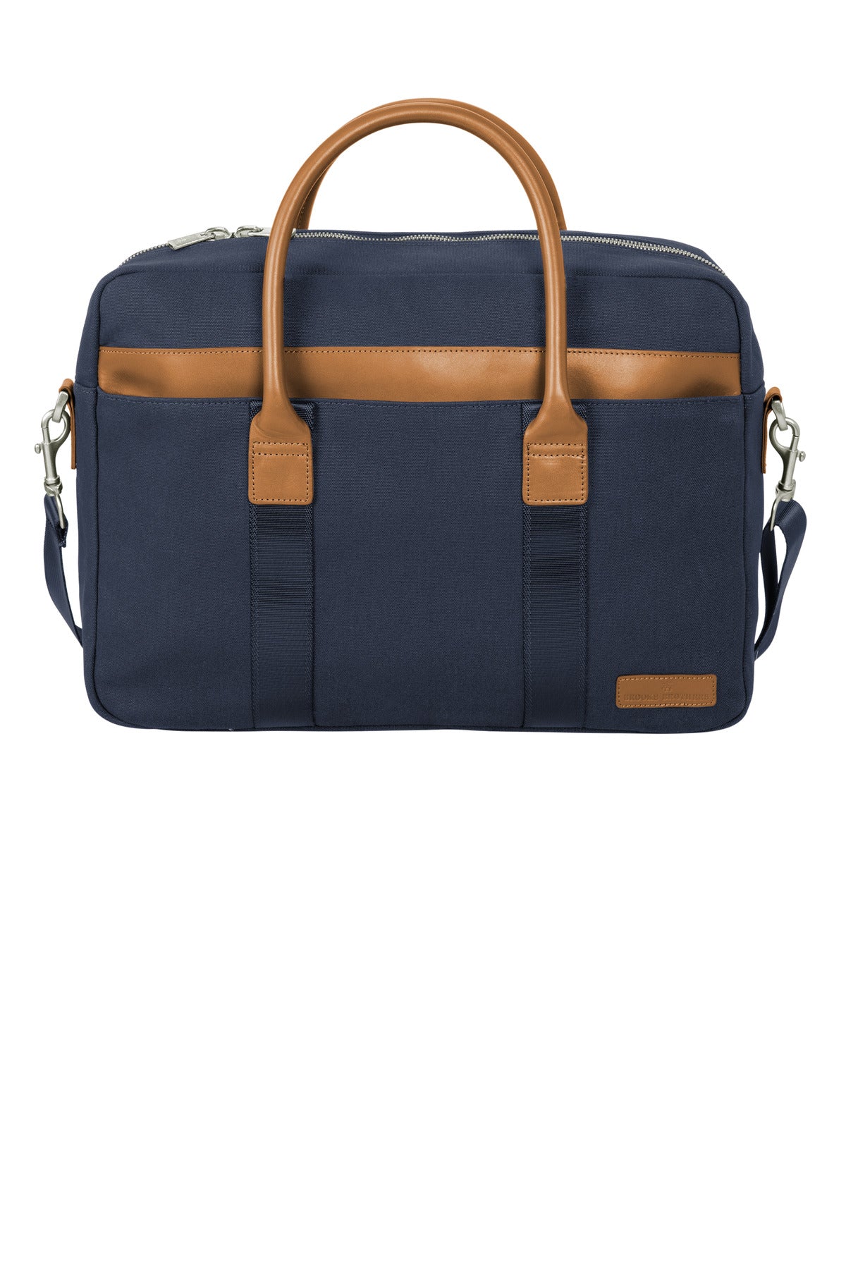 Brooks Brothers Wells Briefcase BB18830 - EMBROIDERED