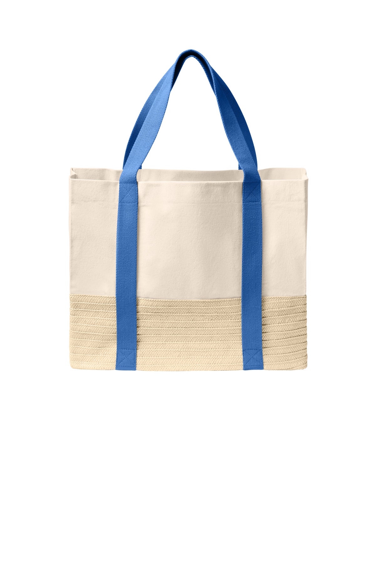Port Authority Straw Market Tote BG450 - EMBROIDERED