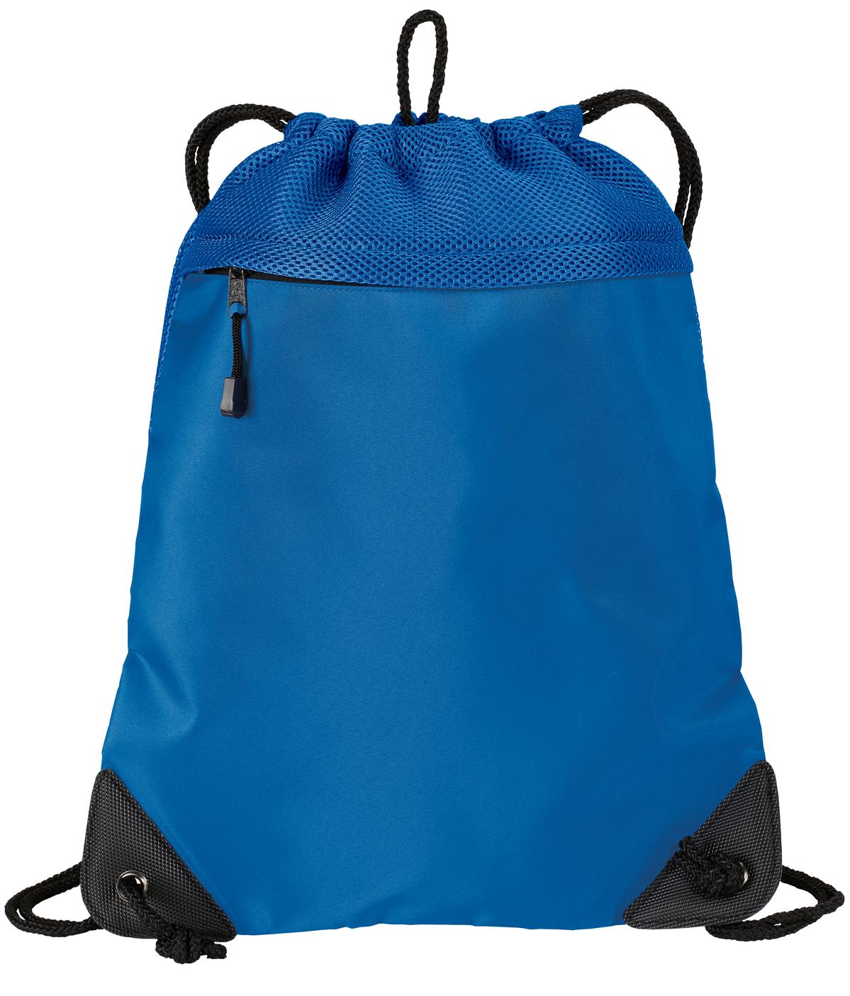 Port Authority - Cinch Pack with Mesh Trim. BG810 - EMBROIDERED