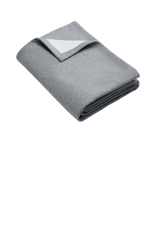 Port & Co Core Fleece Sweatshirt Blanket. BP78 - EMBROIDERED