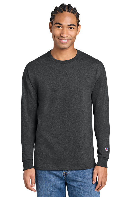 Champion Jersey Long Sleeve Tee CC8C - EMBROIDERED