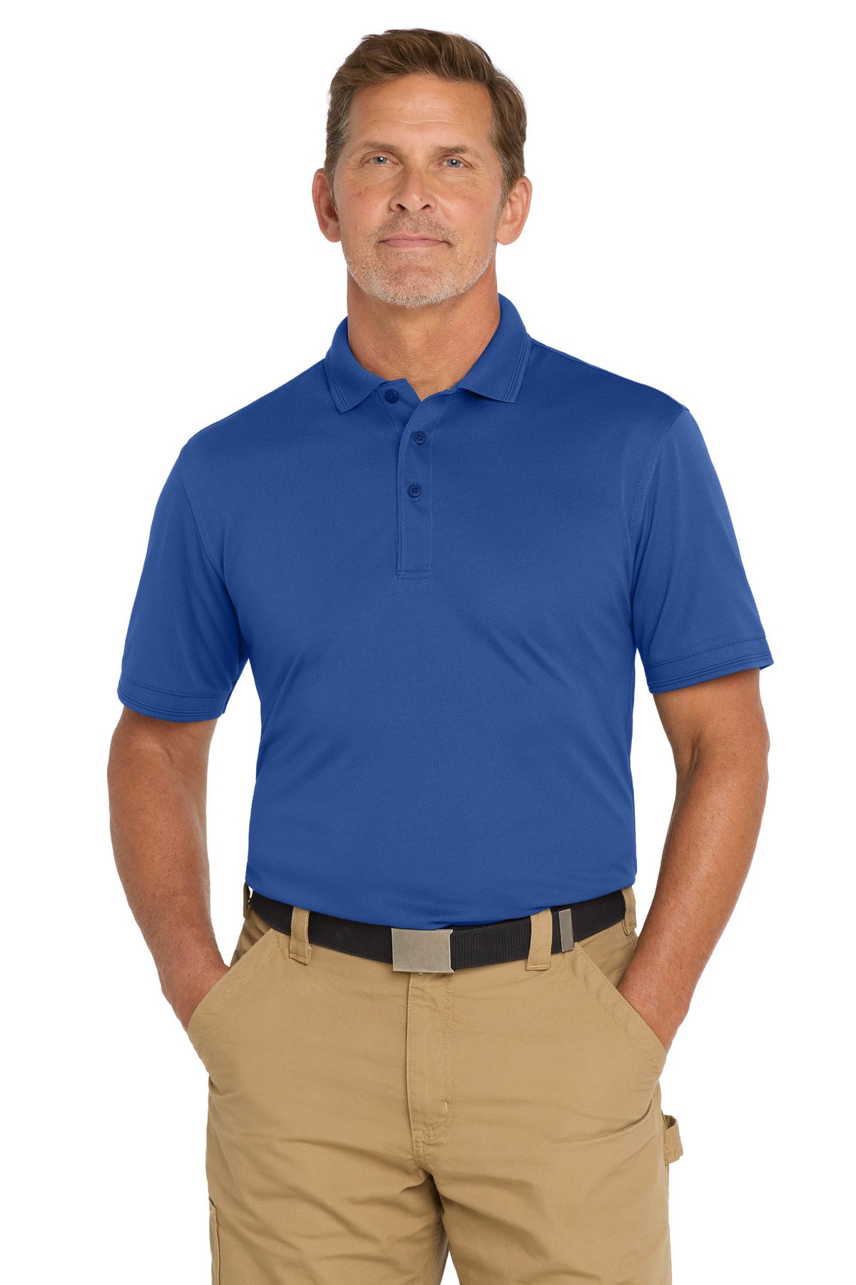 CornerStone Industrial Snag-Proof Pique Polo. CS4020 - EMBROIDERED